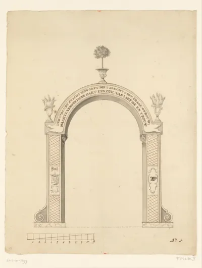 Erepoort te Vlissingen, 1766