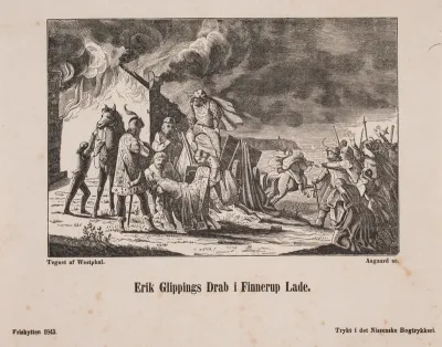 "Erik Glippings drab i Finnerup lade"