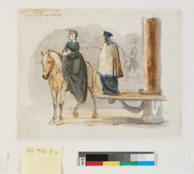 "Erindring fra Ridehuset. 22 marts 1844.".