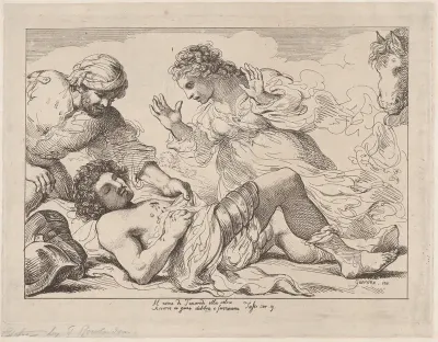 Erminia Discovers the Wounded Tancred (from Tasso, Gerusalemme Liberata)