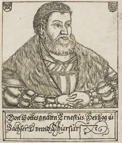 Ernest, from Saxon Dukes and Electors
