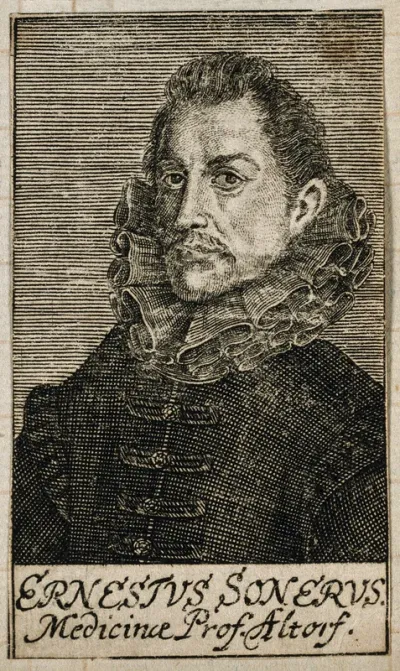 Ernst Soner. Line engraving, 1688