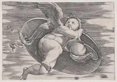 Eros Stealing Man's Shield