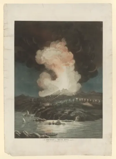 Eruption of Mount Etna