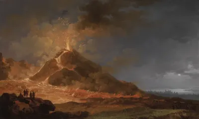 Eruption of Vesuvius, 14th of Mai 1771