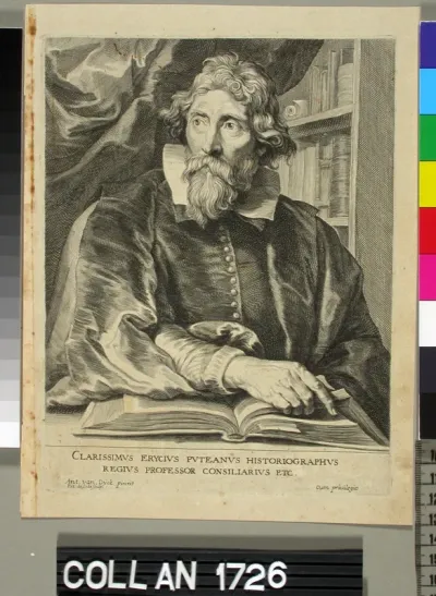 Erycius Puteanus, puolivartalokuva