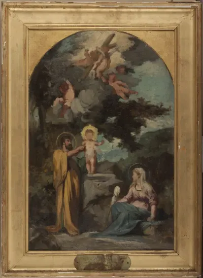 Esquisse pour l'église de la Trinité : La Sainte Famille