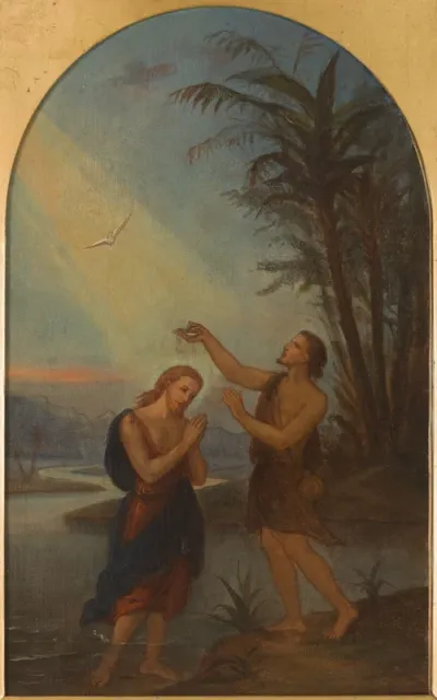 Esquisse pour l'église de Montrouge : Baptême du Christ