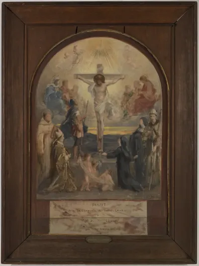Esquisse pour l'église Notre-Dame-des-Champs : Le Calvaire