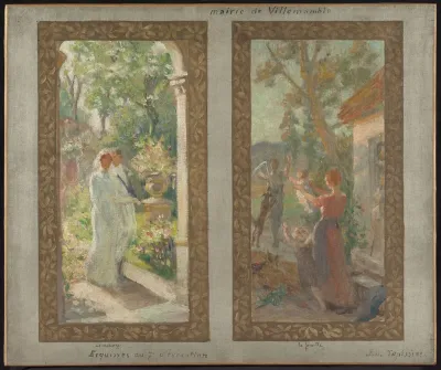 Esquisse pour la mairie de Villemonble : Le mariage - La famille