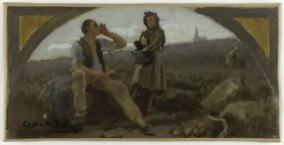Esquisse pour la salle à manger de l'Hôtel de Ville de Paris : La pomme de terre