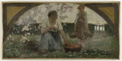 Esquisse pour la salle à manger de l'Hôtel de Ville de Paris : Les fraises