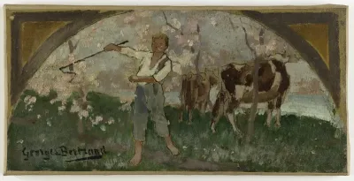 Esquisse pour la salle à manger de l'Hôtel de Ville : La viande bovine