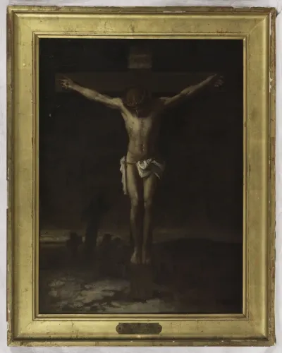 Esquisse pour le palais de justice de Paris : Le Christ en croix