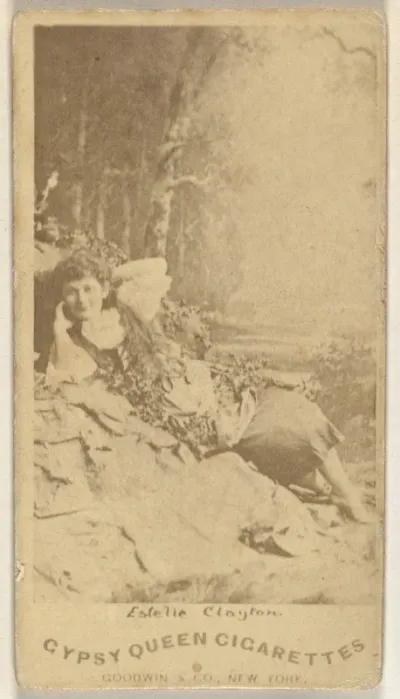 Estelle Clayton, from the Actors and Actresses series (N171) for Gypsy Queen Cigarettes