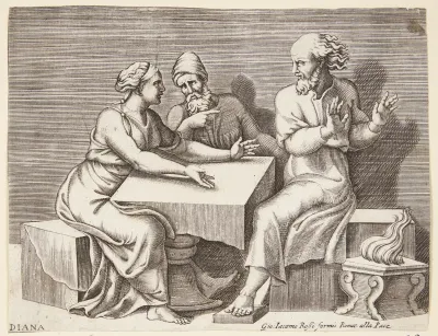 Ester med Ahasverus og Haman