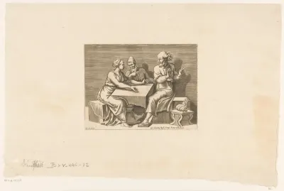 Ester met Ahasveros en Haman