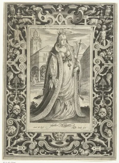 Esther als koningin