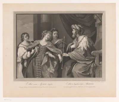 Esther bij koning Ahasveros