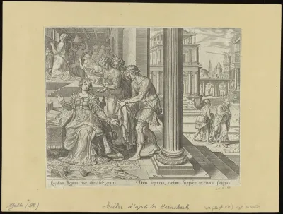 Esther's Servants Telling Her of Mordecai's Refusal of The Raiment