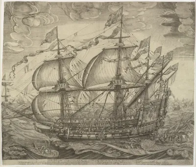 Et af Christian IV's orlogsskibe