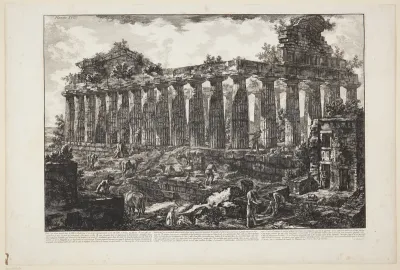Et andet tempel i byen Paestum, et tempel, man mener har været tilegnet gudinden Juno [...]