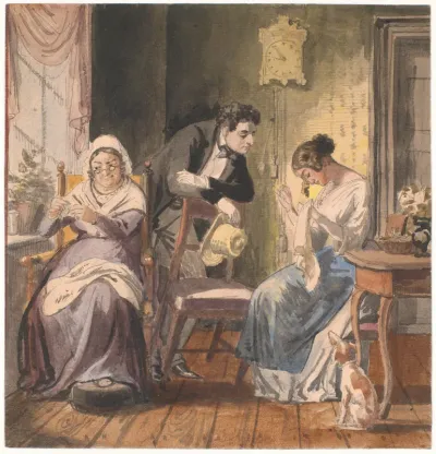 Et besøg (Et besøg fra hverdagslivet)