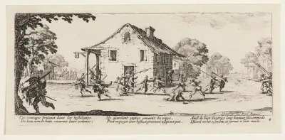 Et herberg plyndres