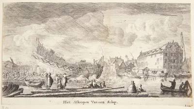 Et skib, der løber af stabelen