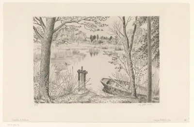 Etang au printemps