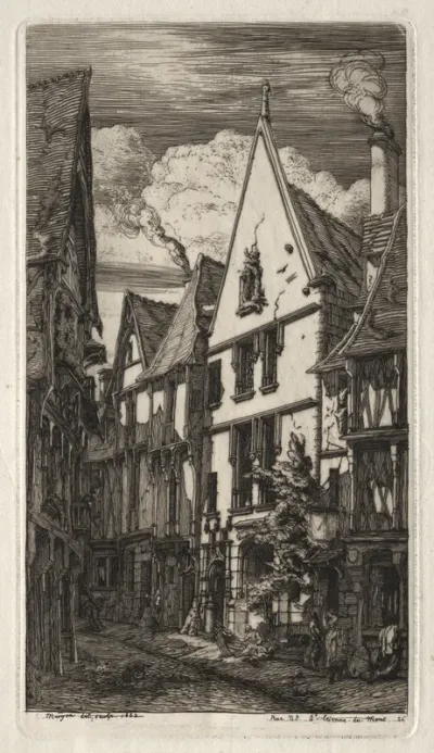 Etchings of Paris:  à Bourges