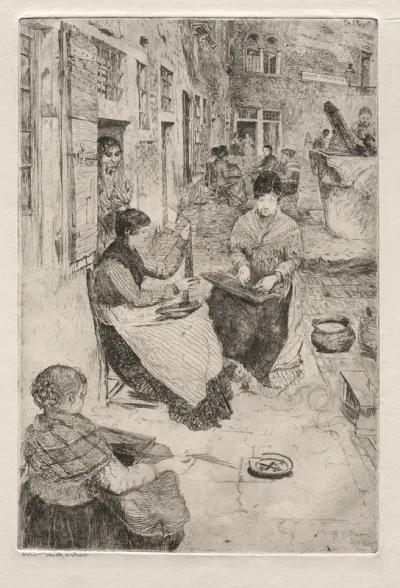 Etchings of Venice: Bead Stringers