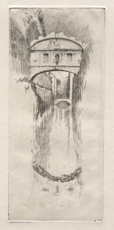 Etchings of Venice: Bridge of Sighs
