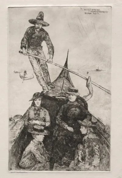 Etchings of Venice: Giovanni the Gondolier