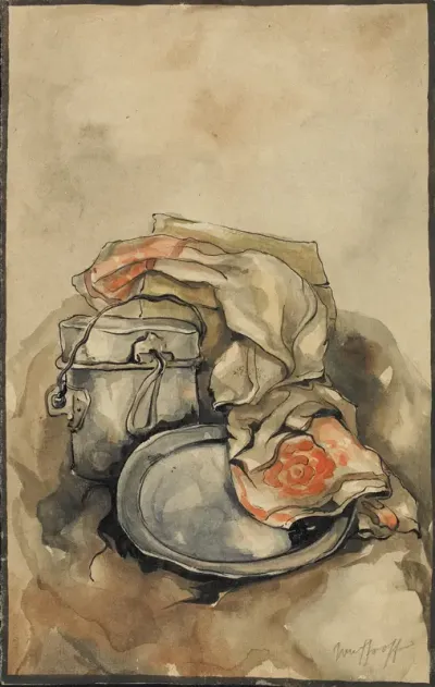 Etensketeltje en bord