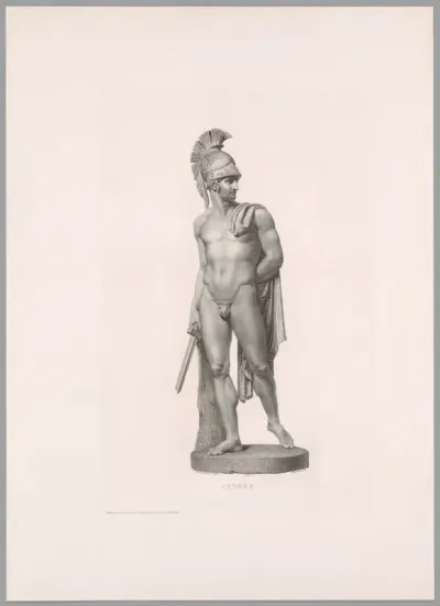 Ettore, Front View, from Oeuvre de Canova