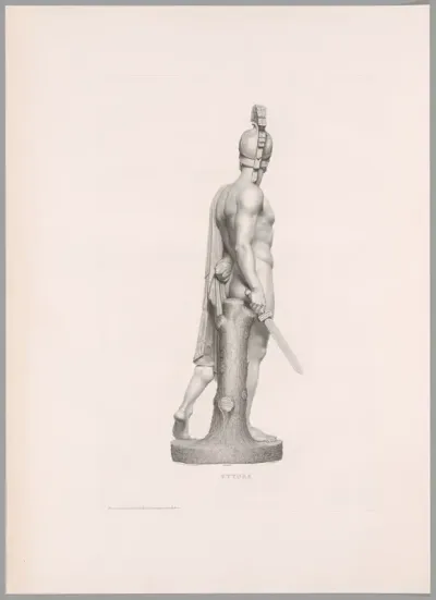 Ettore, Side View, from Oeuvre de Canova