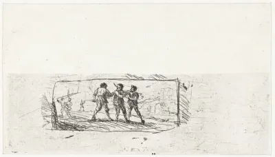 Etude d'une scène de brigands