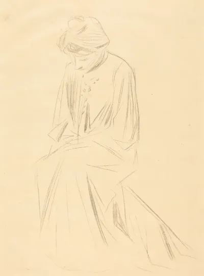 Etude de femme assise (Study of a Seated Woman)