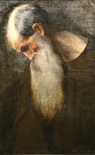 Etude de tête de moine.
