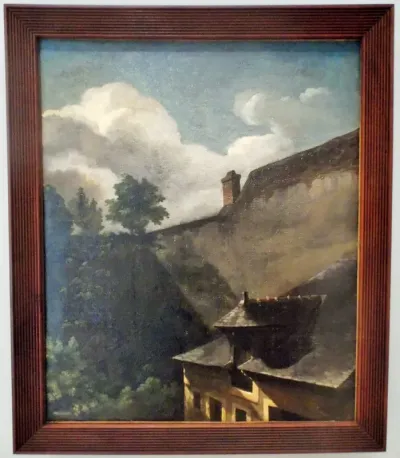 Étude de toit éclairé par le soleil