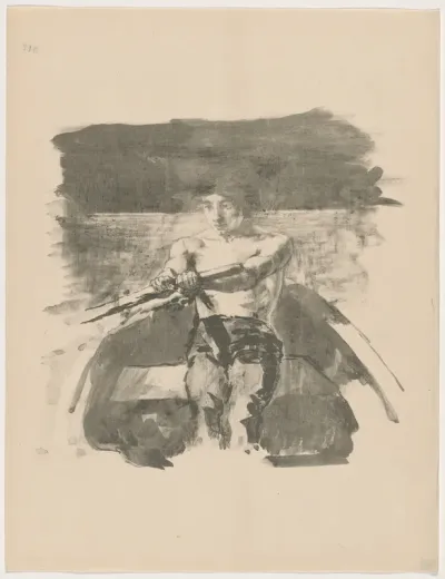 Etude (Le rameur)