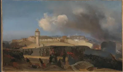 Étude pour la seconde attaque de Constantin, le 13. octobre 1837