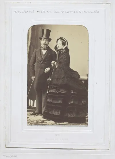 Eugenie Marie de Montijo de Guzman and Napoleon III
