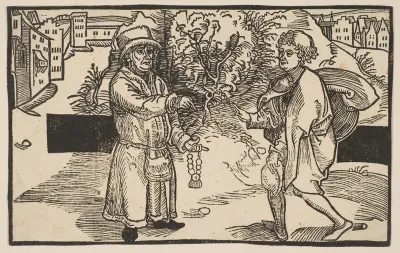 Eunuches, from "The Comedie of Terence", 19th century reprint
