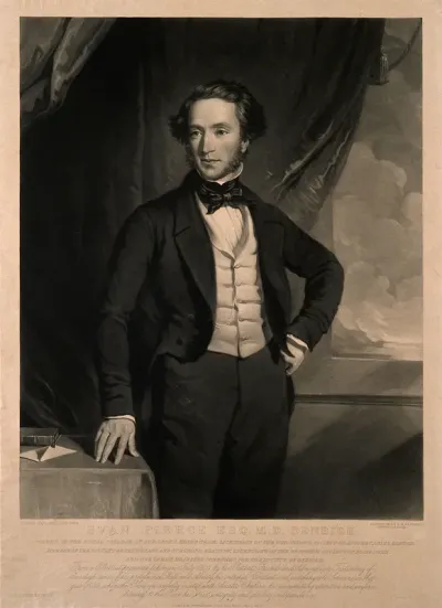 Evan Pierce. Mezzotint by S. W. Reynolds, junior, 1849, after W. Jones