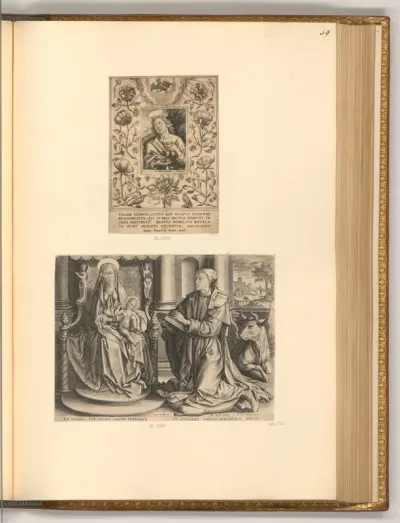 Evangelist Johannes; Evangelist Lukas mit Madonna