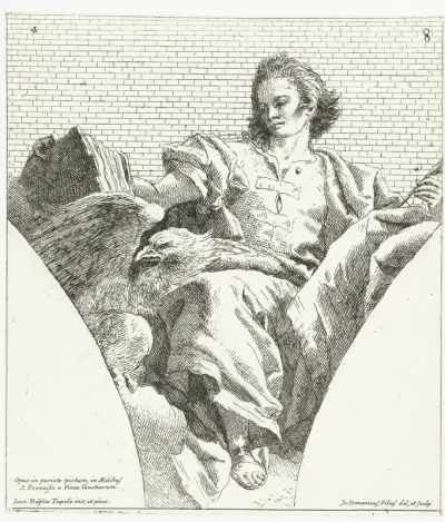 Evangelist Johannes met adelaar