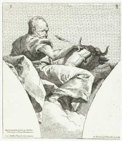 Evangelist Lucas met os
