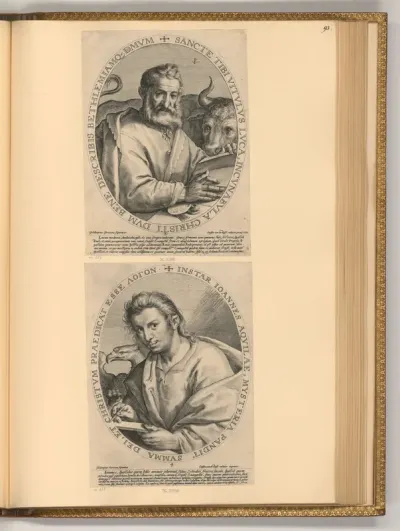 Evangelisten Lukas und Johannes